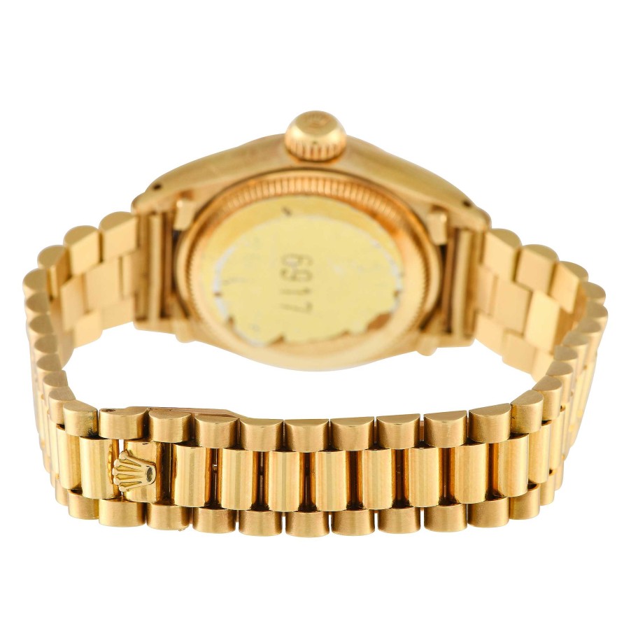 Women'S Watches Rolex | Lady Datejust Yellow Gold Khanjar Watch