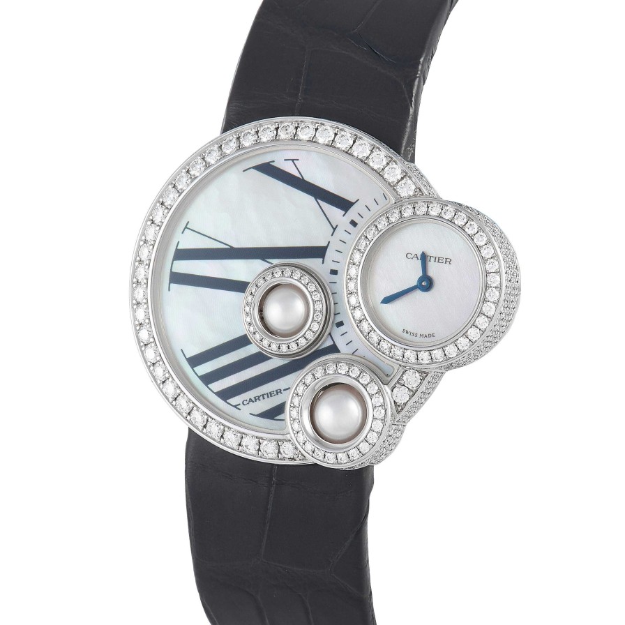 Diamond Watches Cartier | Perles De Diamond Watch