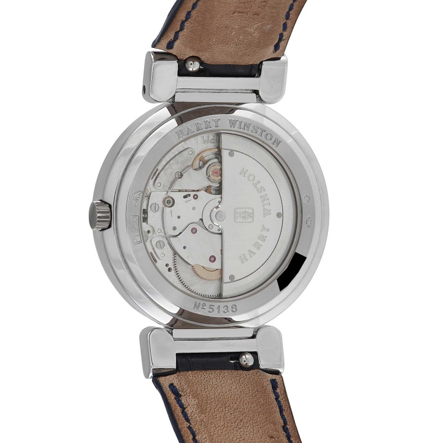 Men'S Watches Harry Winston | Premier Excenter Bi-Retrograde Perpetual Calendar Watch