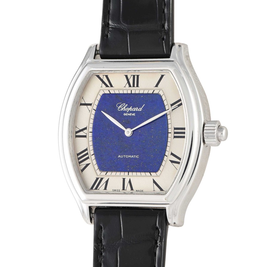 Gold Watches Chopard | Tortue Erotique Lapis Lazuli Dial White Gold Watch