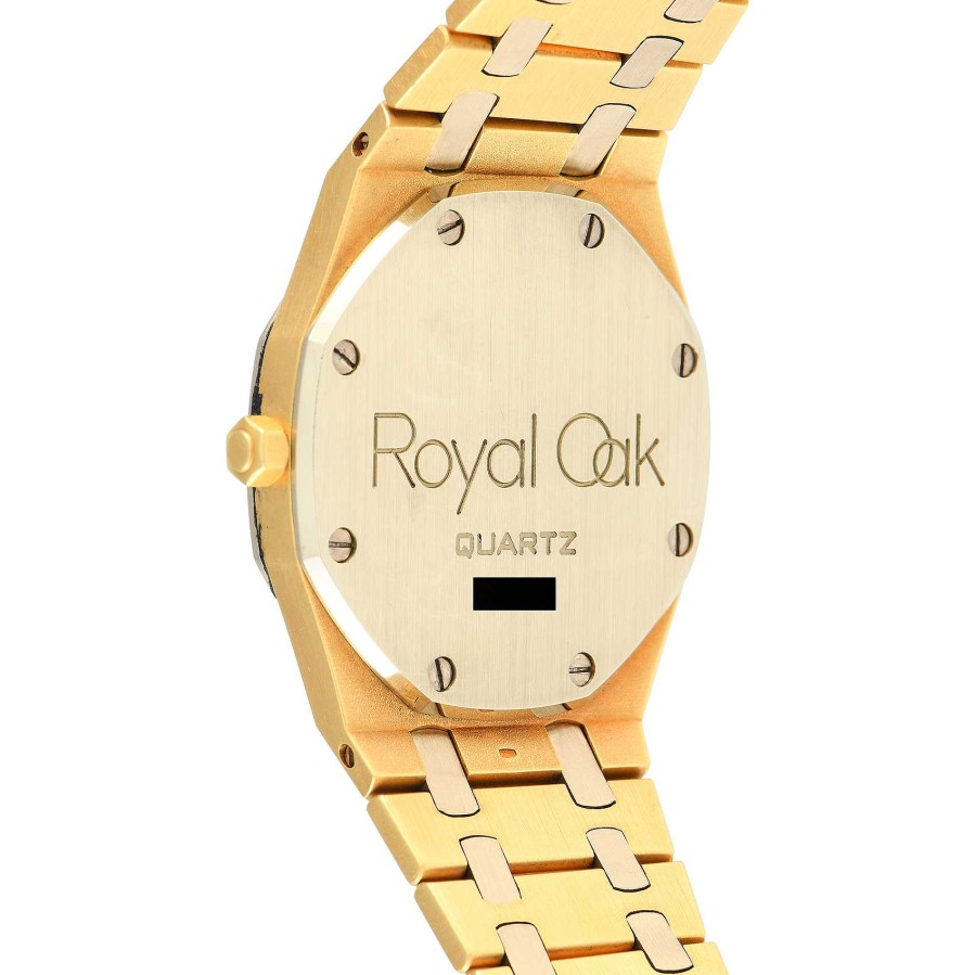 Gold Watches Audemars Piguet | Royal Oak 18K Yellow And White Gold Diamond Khanjar Dial Watch