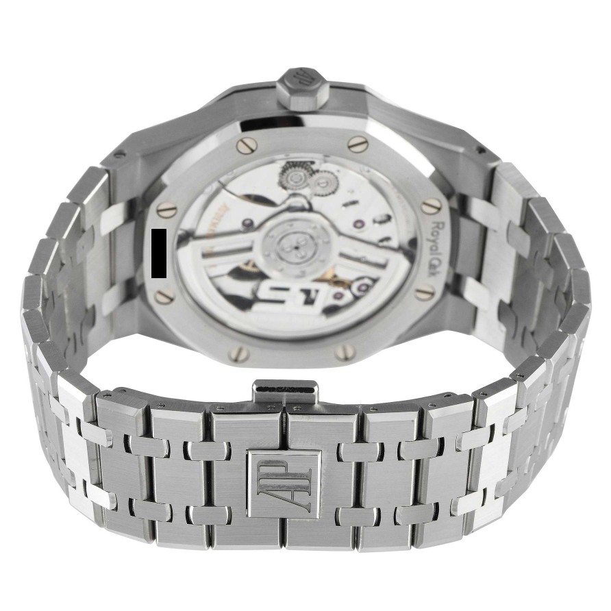 Men'S Watches Audemars Piguet | Royal Oak 50Th Anniversary Green Dial Watch