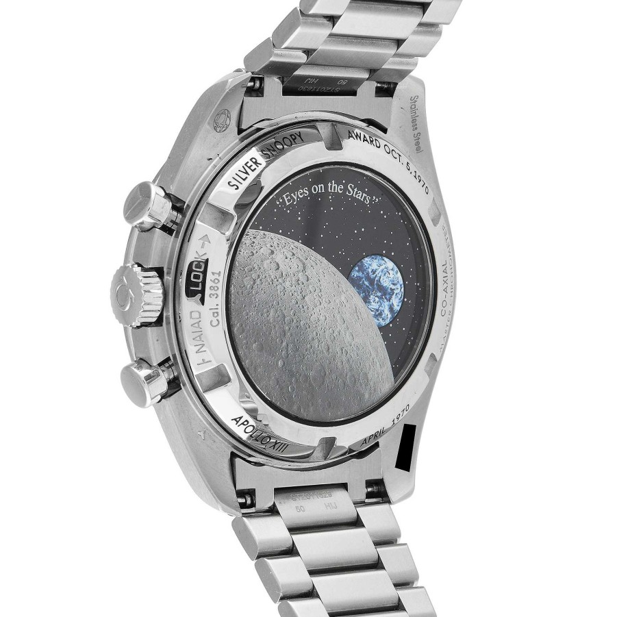 Men'S Watches Omega | Speedmaster Silver Snoopy Award Watch