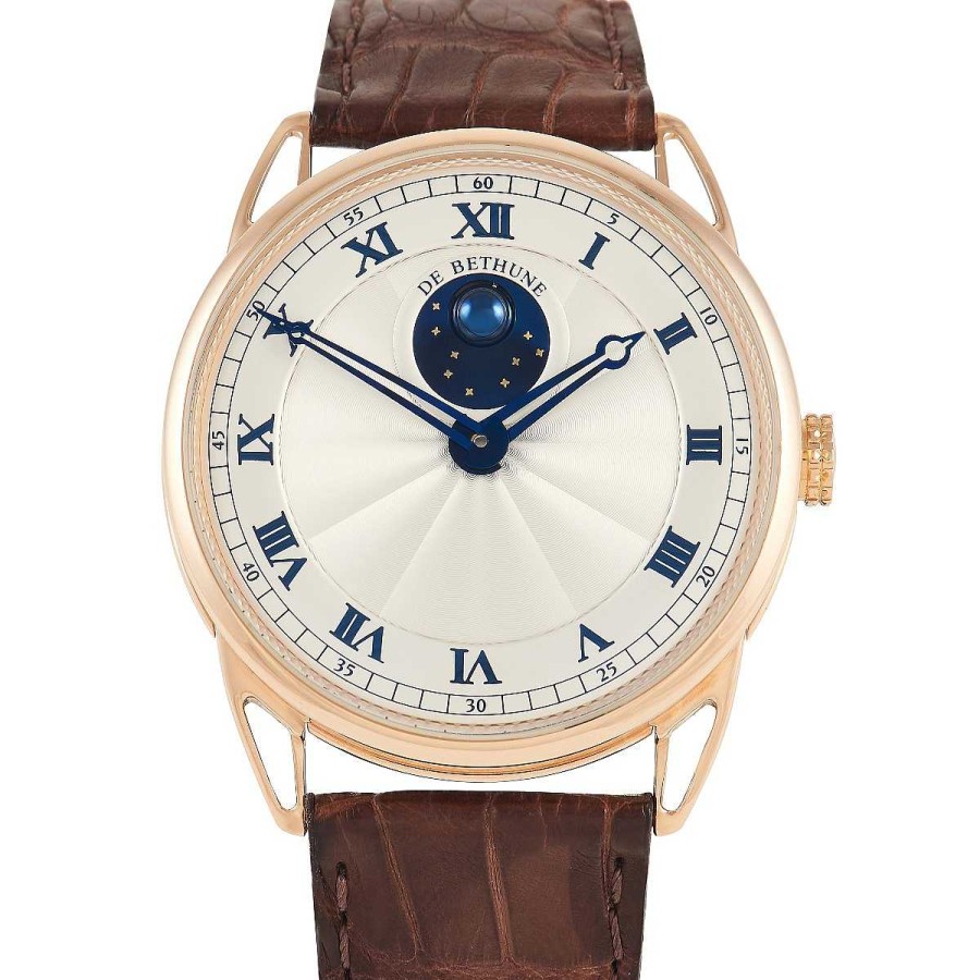 Gold Watches De Bethune | Db25 Moon Phase Rose Gold Watch