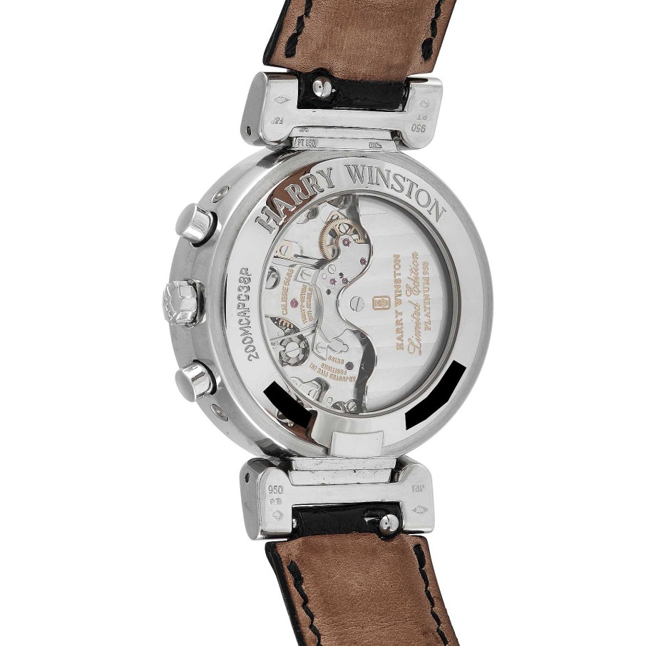 Men'S Watches Harry Winston | Ocean Perpetual Calendar Platinum Watch