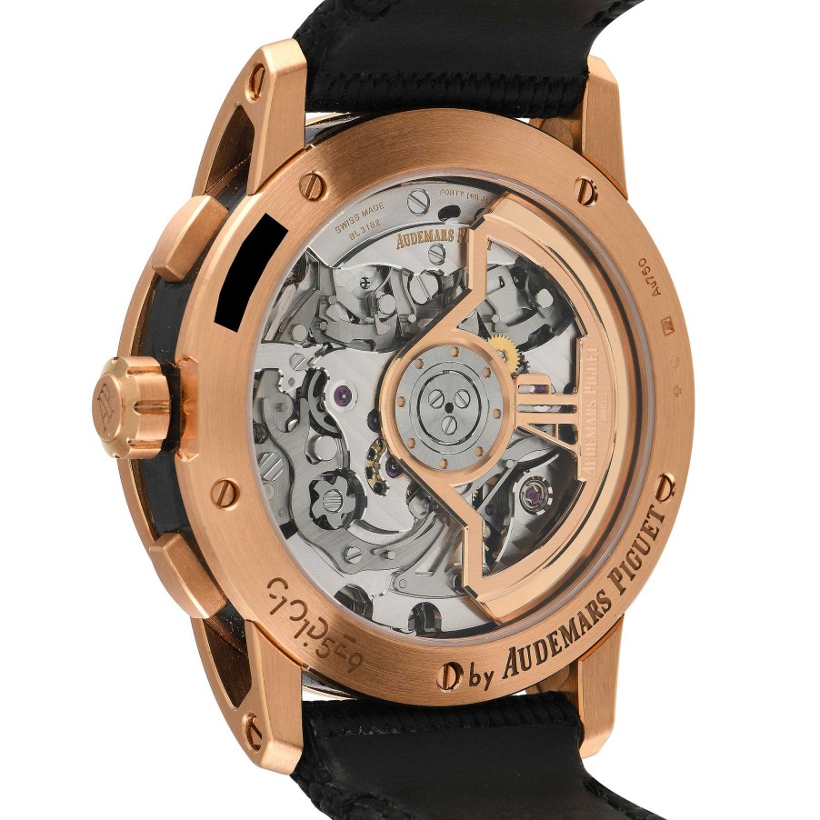 Gold Watches Audemars Piguet | Code 11.59 Chronograph Rose Gold And Ceramic Watch