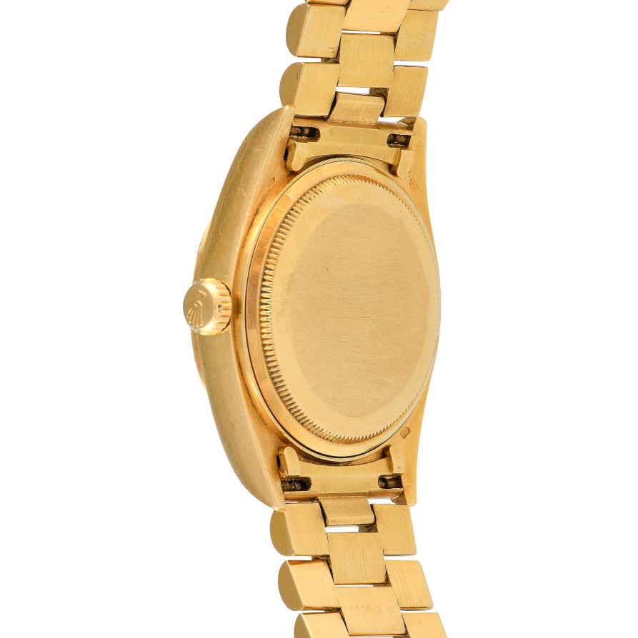 Gold Watches Rolex | Day-Date Birch Burlwood Dial Bark Finish Watch