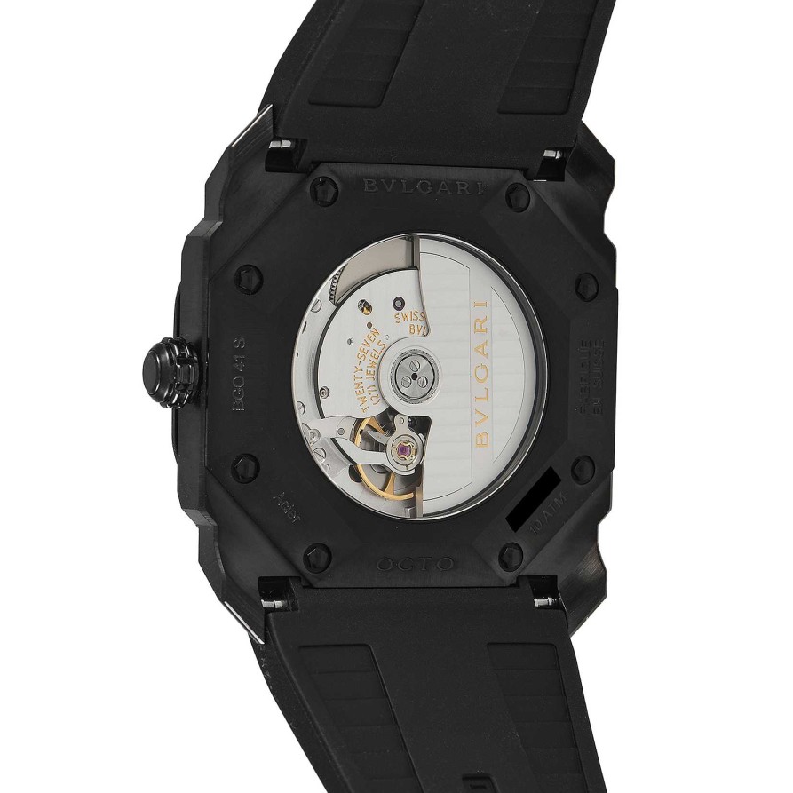 Men'S Watches Bvlgari | Octo L'Originale Ultranero Watch