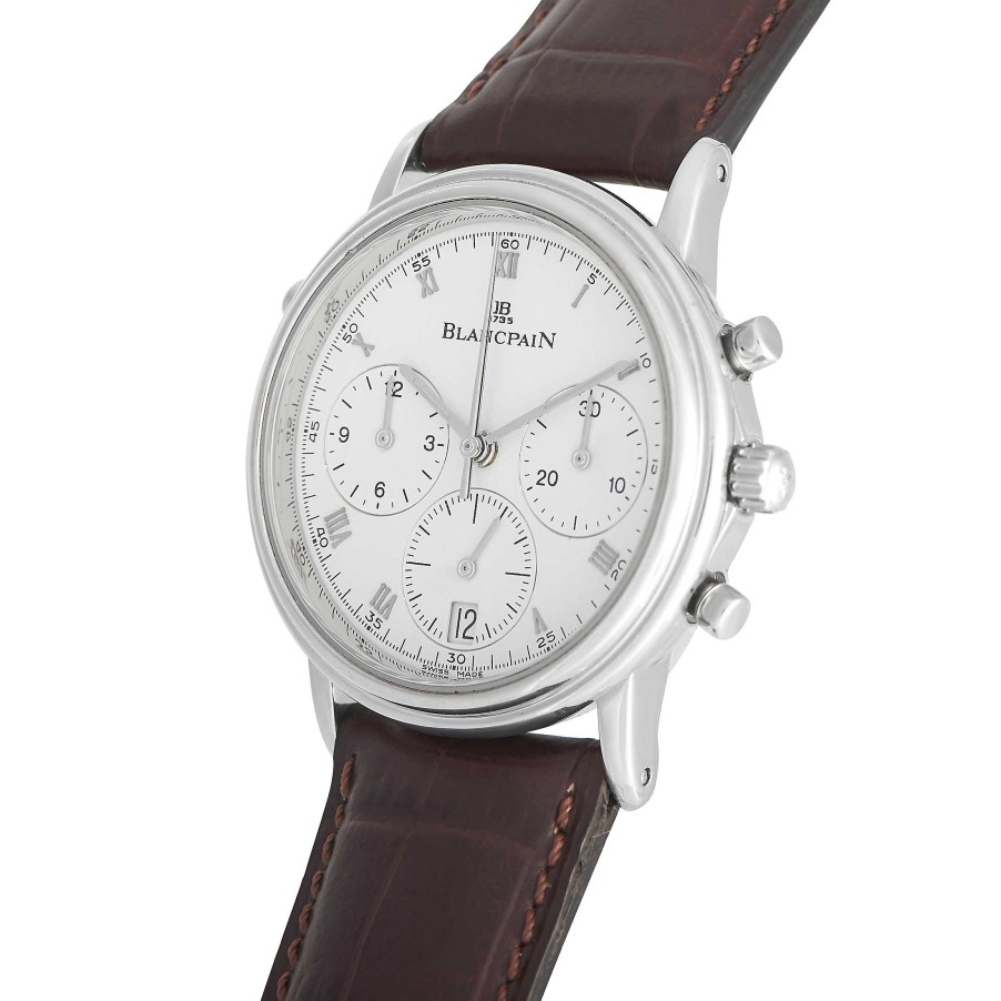 Rare Watches Blancpain | Villeret Split Seconds Chronograph Platinum Watch -3427-55