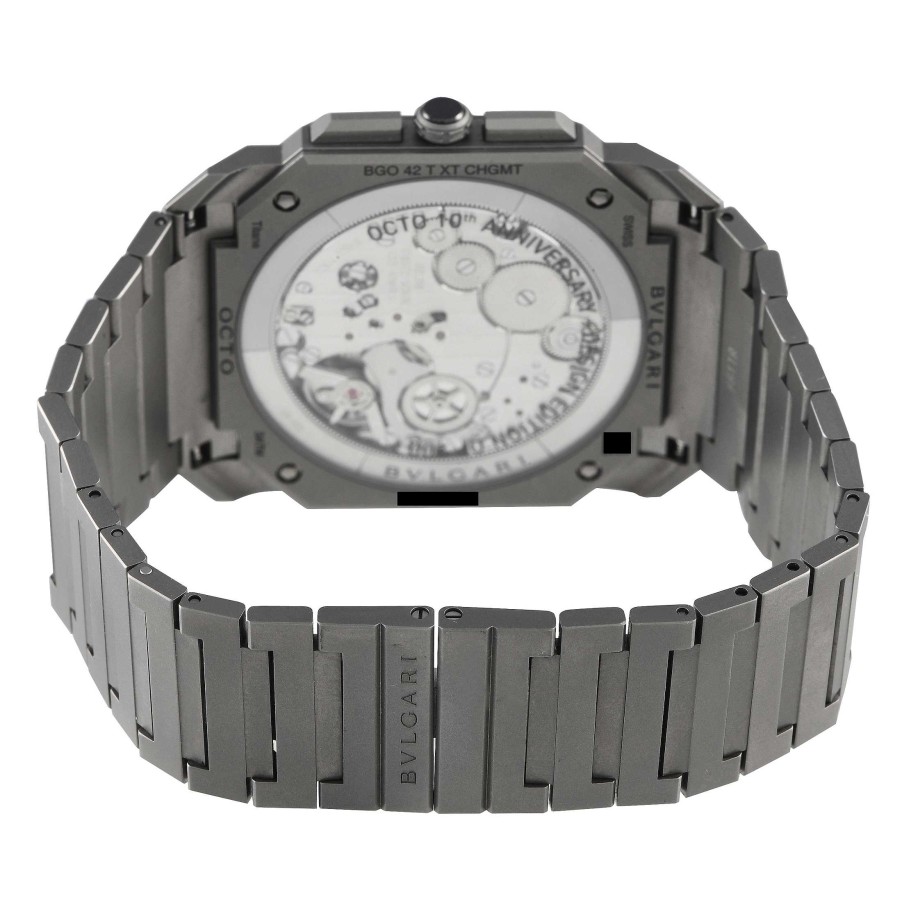 Men'S Watches Bvlgari | Octo Finissimo Chronograph 10Th Anniversary Watch