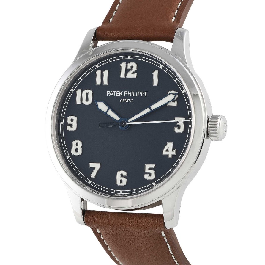 Men'S Watches Patek Philippe | Pilot'S Calatrava New York Limited Edition Watch