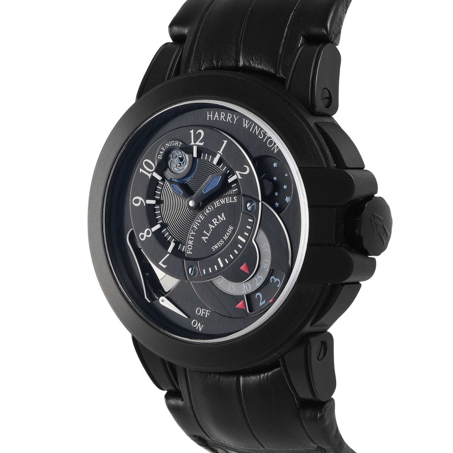 Men'S Watches Harry Winston | Ocean Project Z6 Black Limited Edition Watch