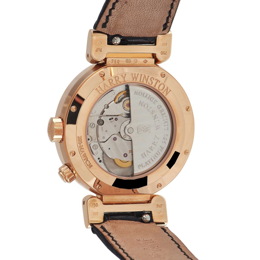 Gold Watches Harry Winston | Perpetual Calendar Timezone Watch