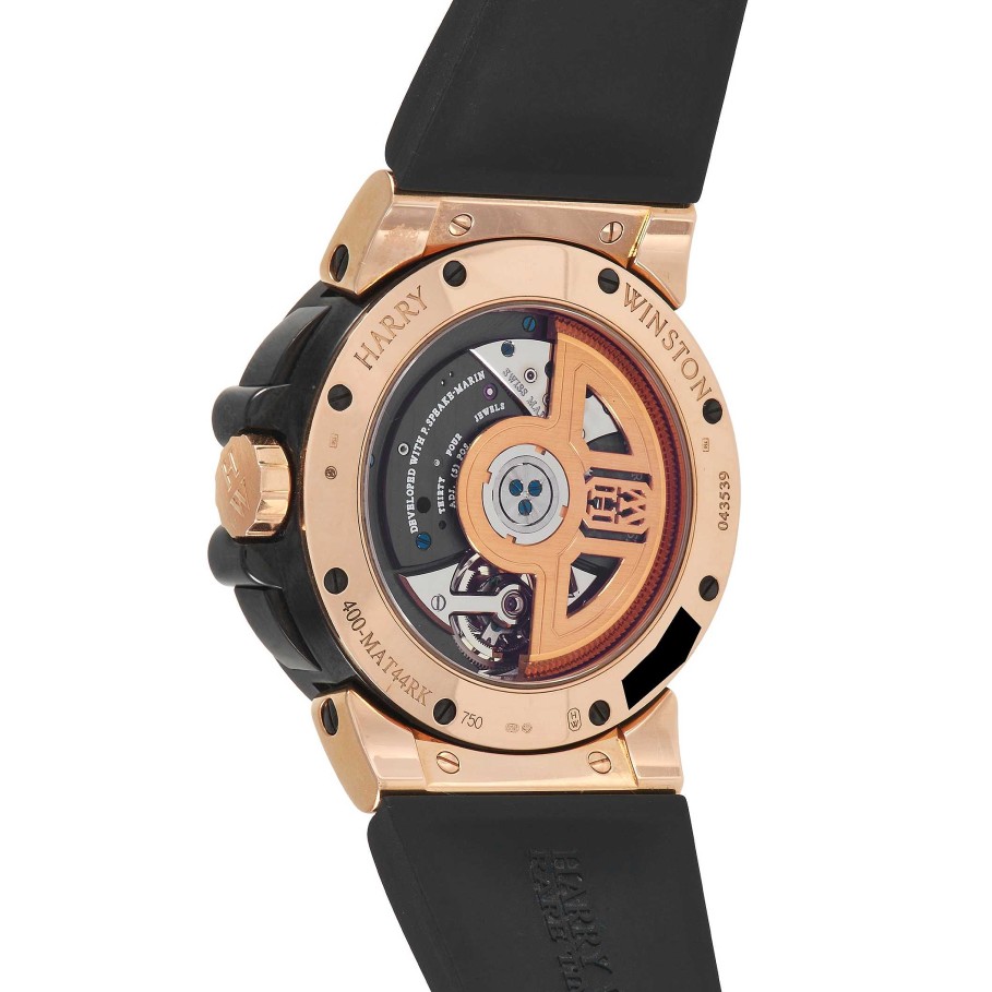 Gold Watches Harry Winston | Ocean Tourbillon Watch