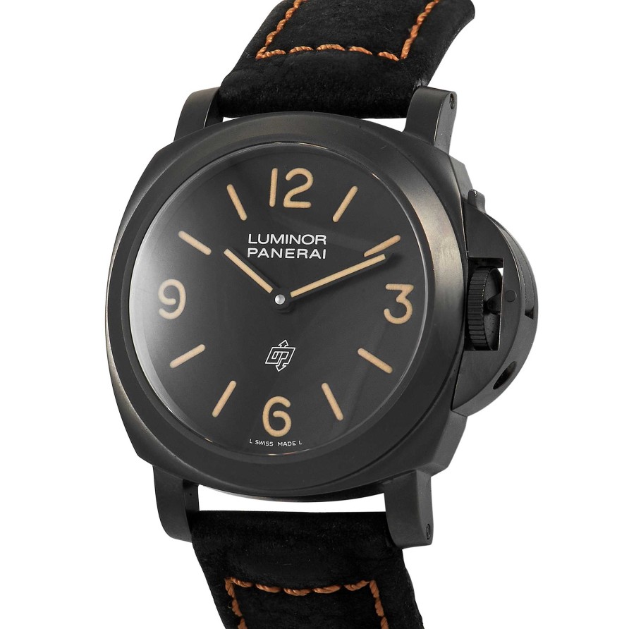 Men'S Watches Officine Panerai | Luminor Base Pvd Watch