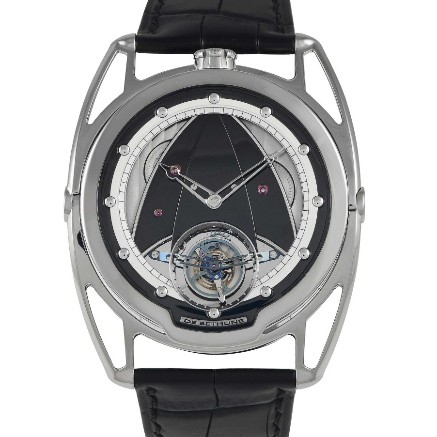 Men'S Watches De Bethune | Tourbillon Titanium Watch