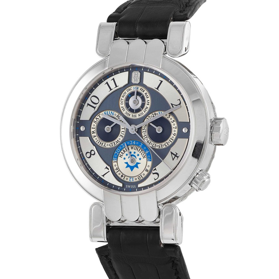 Gold Watches Harry Winston | Premier Perpetual Calendar Time Zone Watch