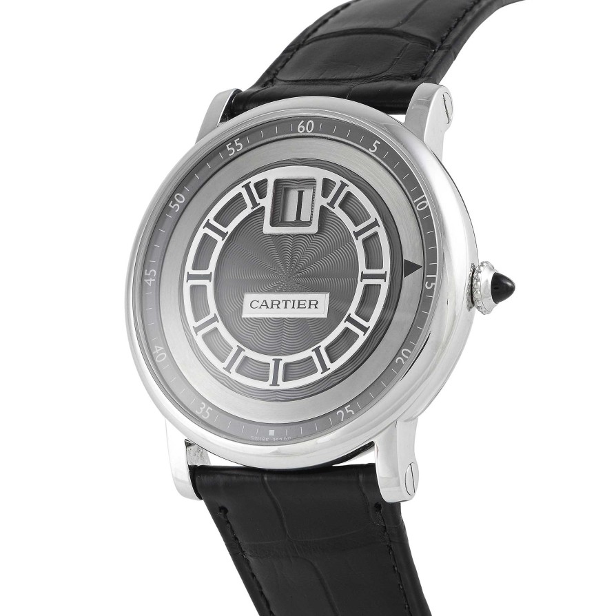 Men'S Watches Cartier | Rotonde Jump Hour Watch